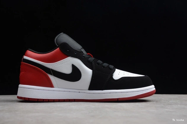 Reps TBK Low Jordan Black 1 Air 553558-116 Toe 0820